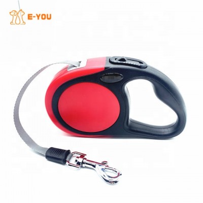 pet factory wholesale Heavy duty 26ft 110lbs Auto pet retractable dog leash with custom print logo for outdoor with dogs